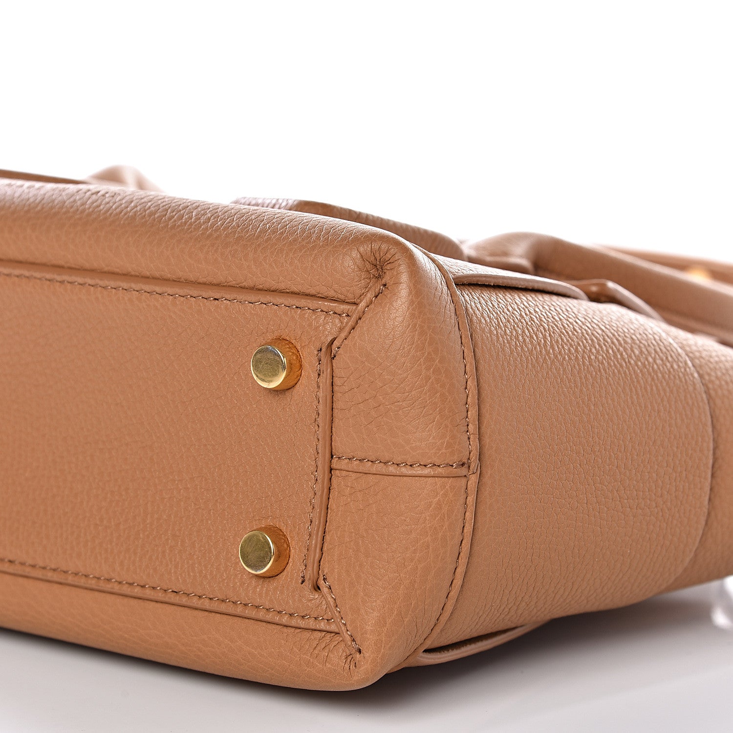 Bottega Veneta Grained Calfskin Maxi Intrecciato Arco 29 Tan 7 of 7