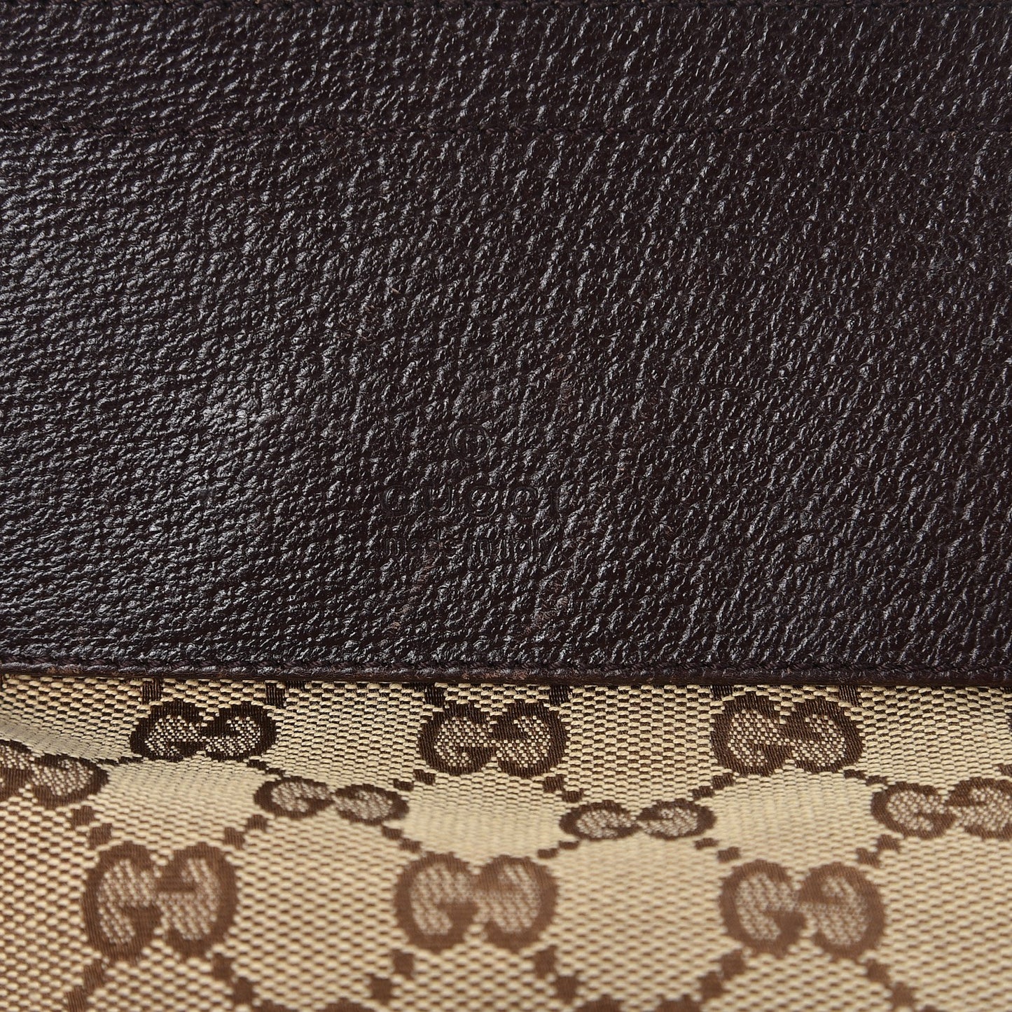 Monogram Web Belt Bag Dark Brown