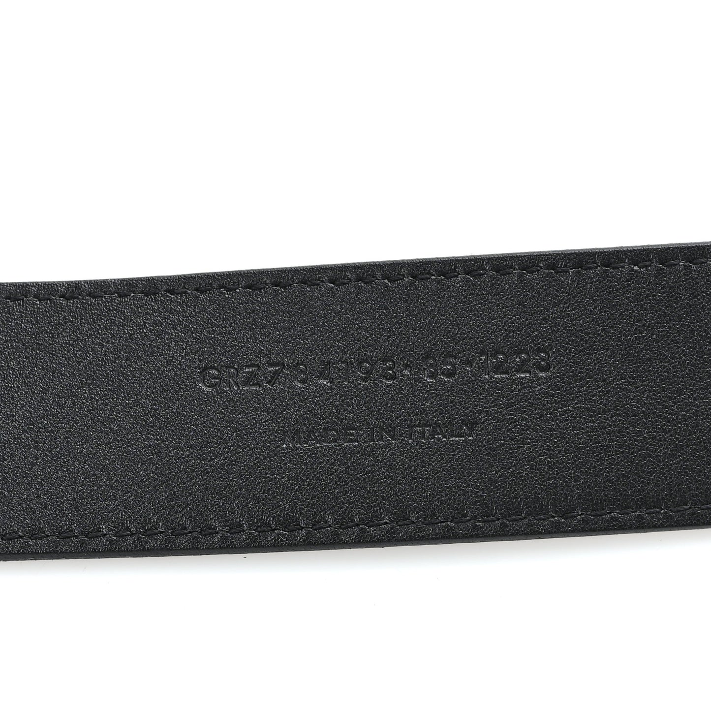 Calfskin Monogram Square Buckle Belt 85 34 Black