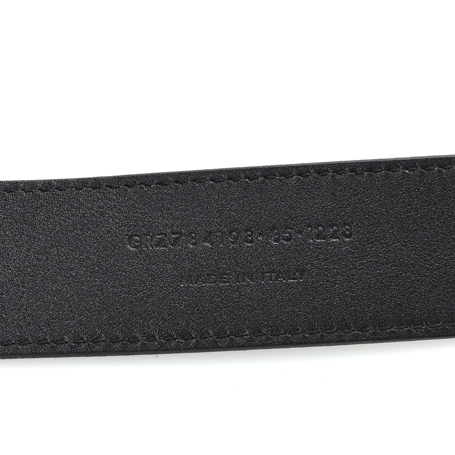 Saint Laurent Calfskin Monogram Square Buckle Belt 85 34 Black 4 of 6