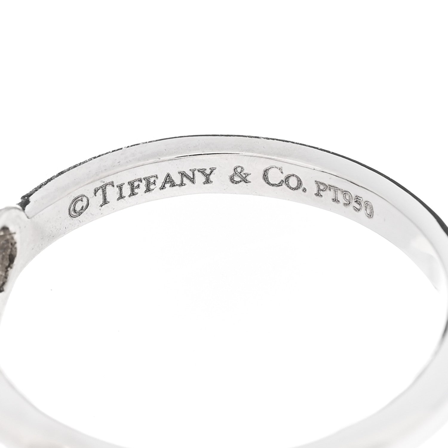 Tiffany Platinum Diamond Hearts Ring 49 4.75 4 of 5