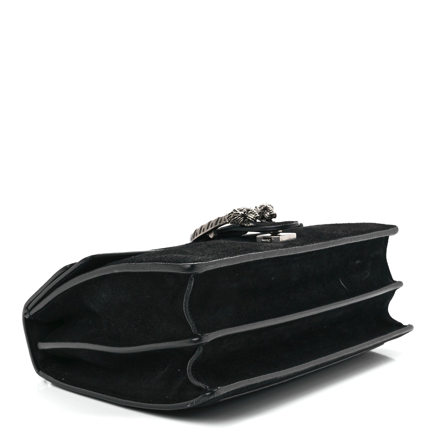 Suede Medium Dionysus Shoulder Bag Black
