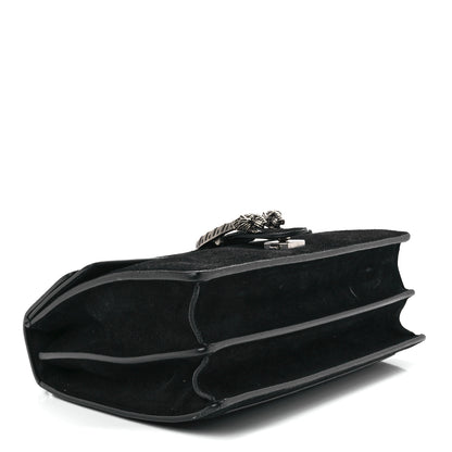 Gucci Suede Medium Dionysus Shoulder Bag Black 4 of 12