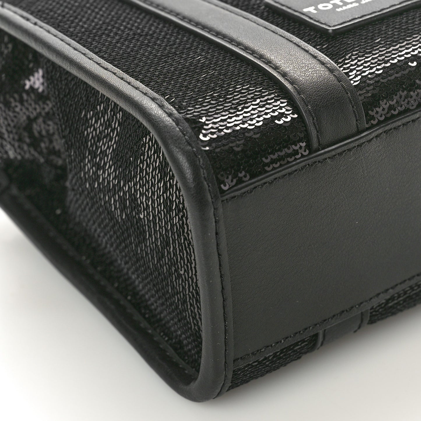 Sequin Mini The Tote Bag Black