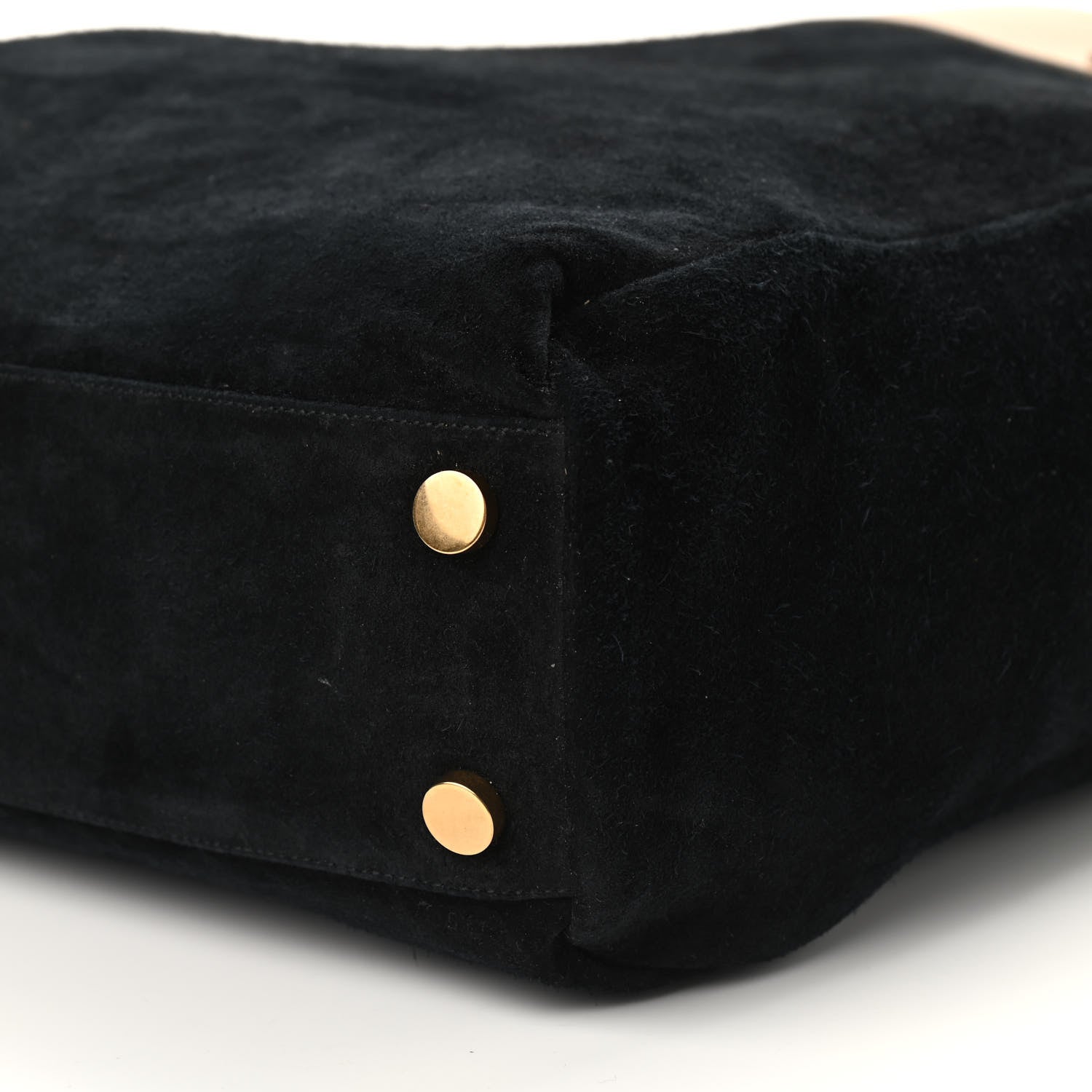 Saint Laurent Calfskin Suede North South Reversible Shopping Tote Beige Black 17 of 17