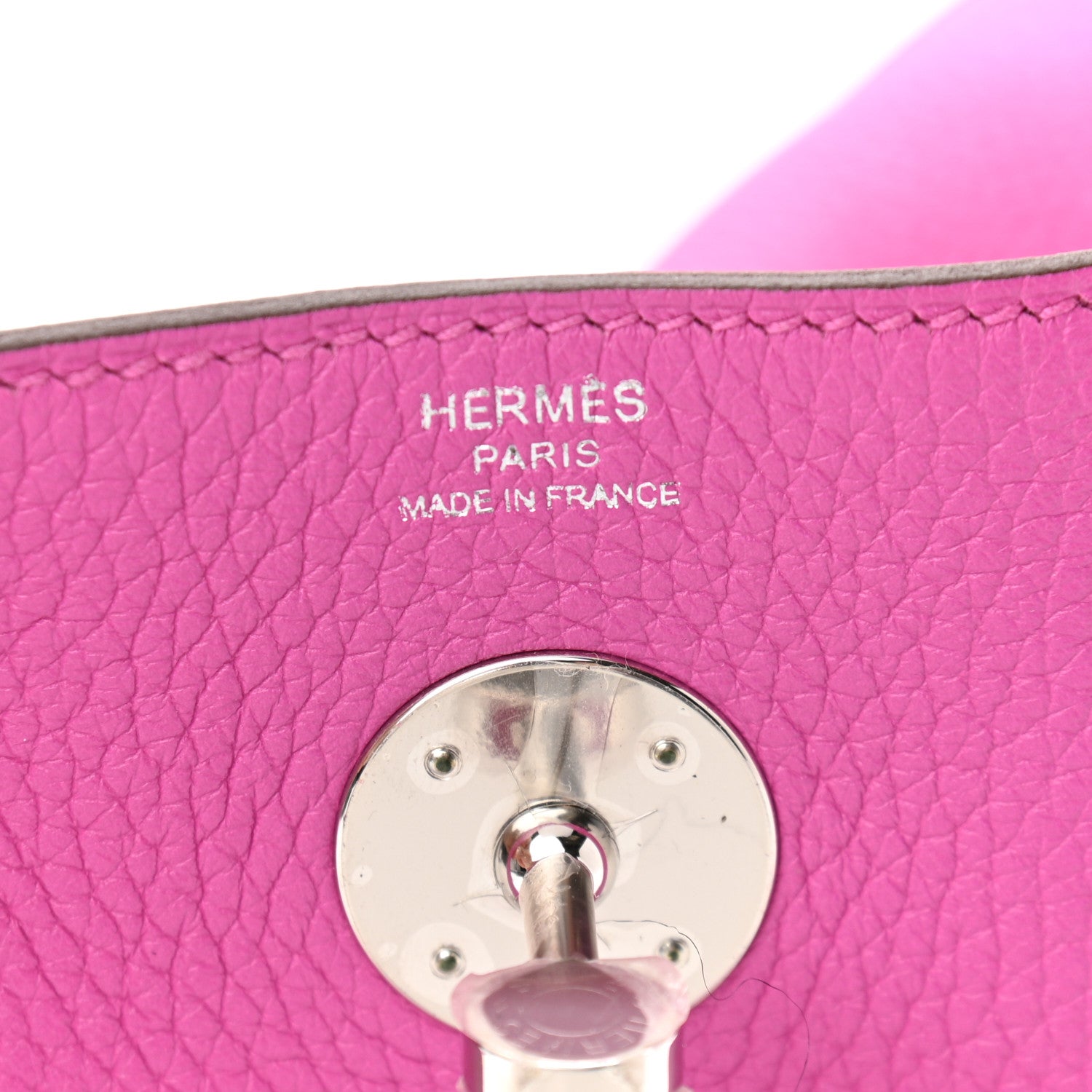 Hermes Taurillon Clemence Lindy 26 Magnolia 6 of 10