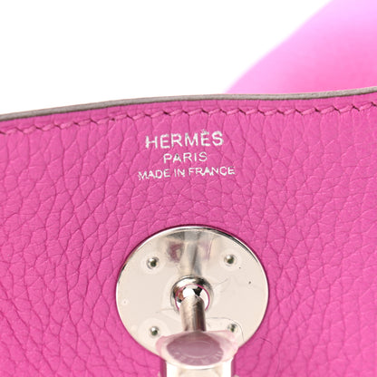 Hermes Taurillon Clemence Lindy 26 Magnolia 6 of 10