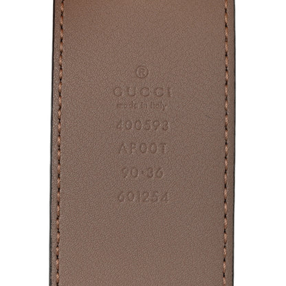 Gucci Calfskin Double G 40mm Belt 90 36 Porcelain Rose 3 of 4