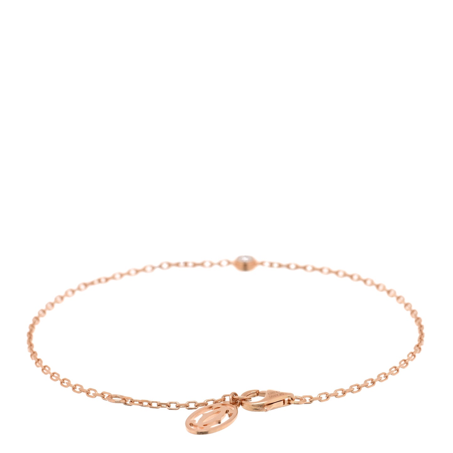 18K Pink Gold Diamond SM D'Amour Bracelet
