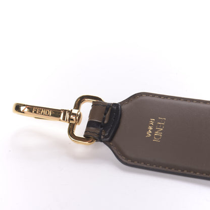 Fendi Vitello Century Bi-Color FF 1974 Embossed Strap You Maya Black 7 of 7