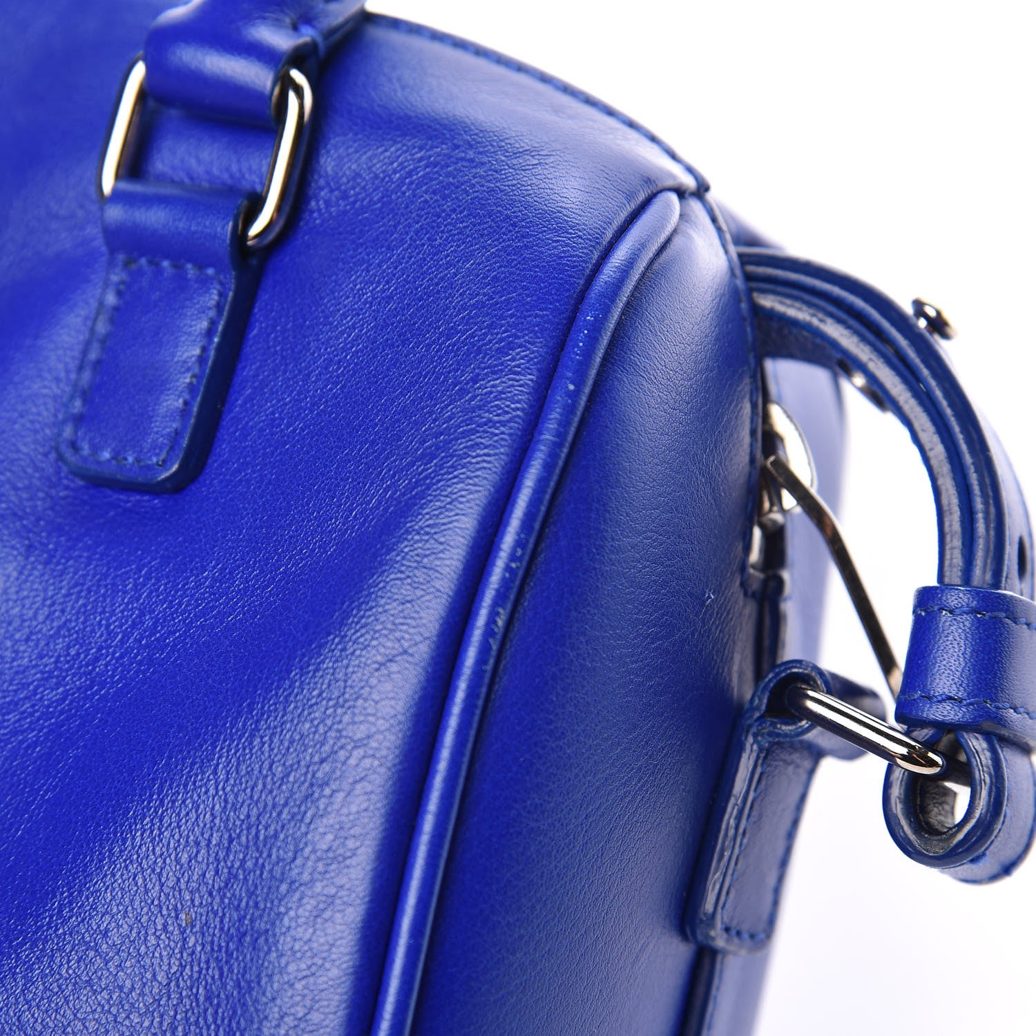 Saint Laurent Calfskin Toy Classic Duffle Blue 15 of 18