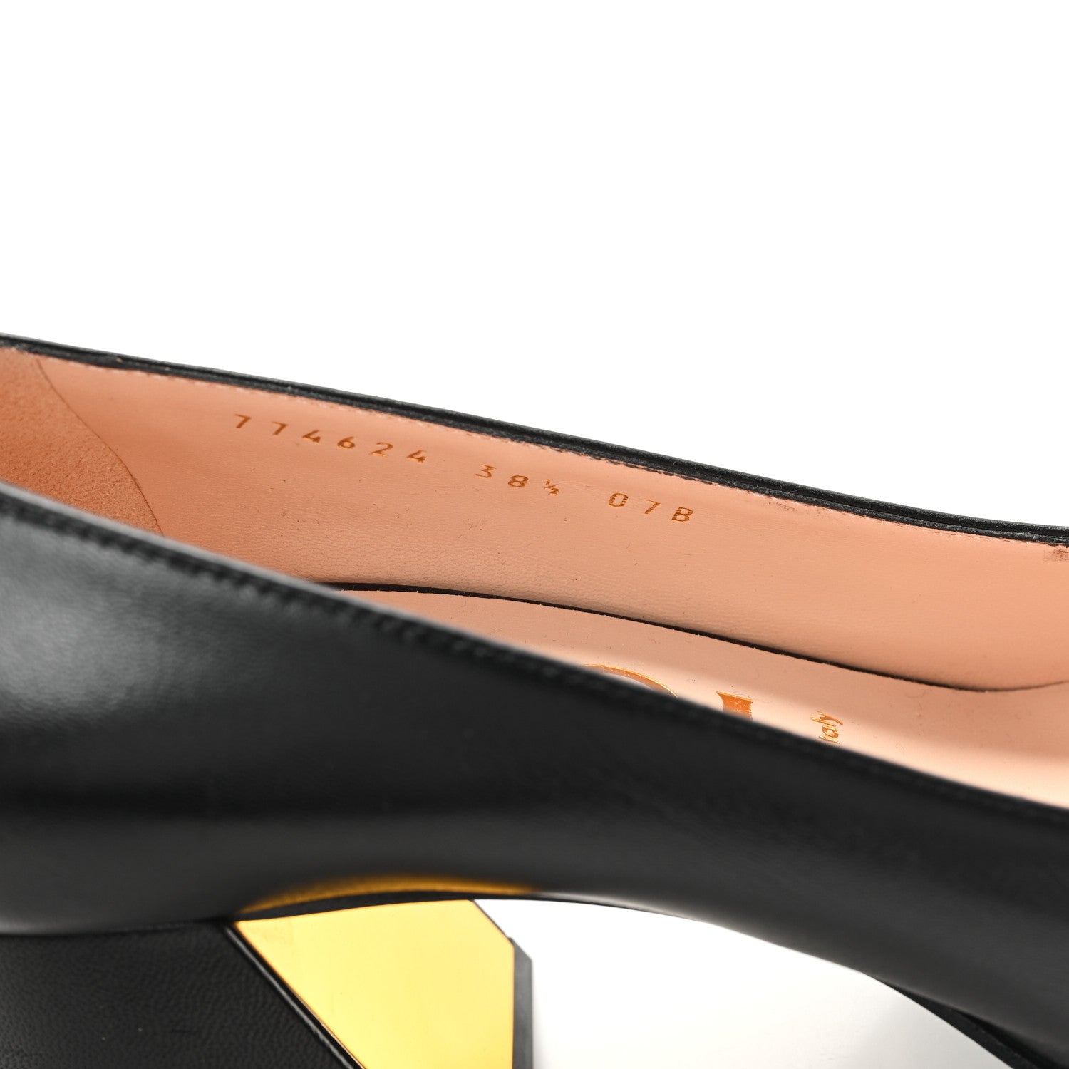 Gucci Malaga Kid Horsebit 75mm Pumps 38.5 Black 9 of 12