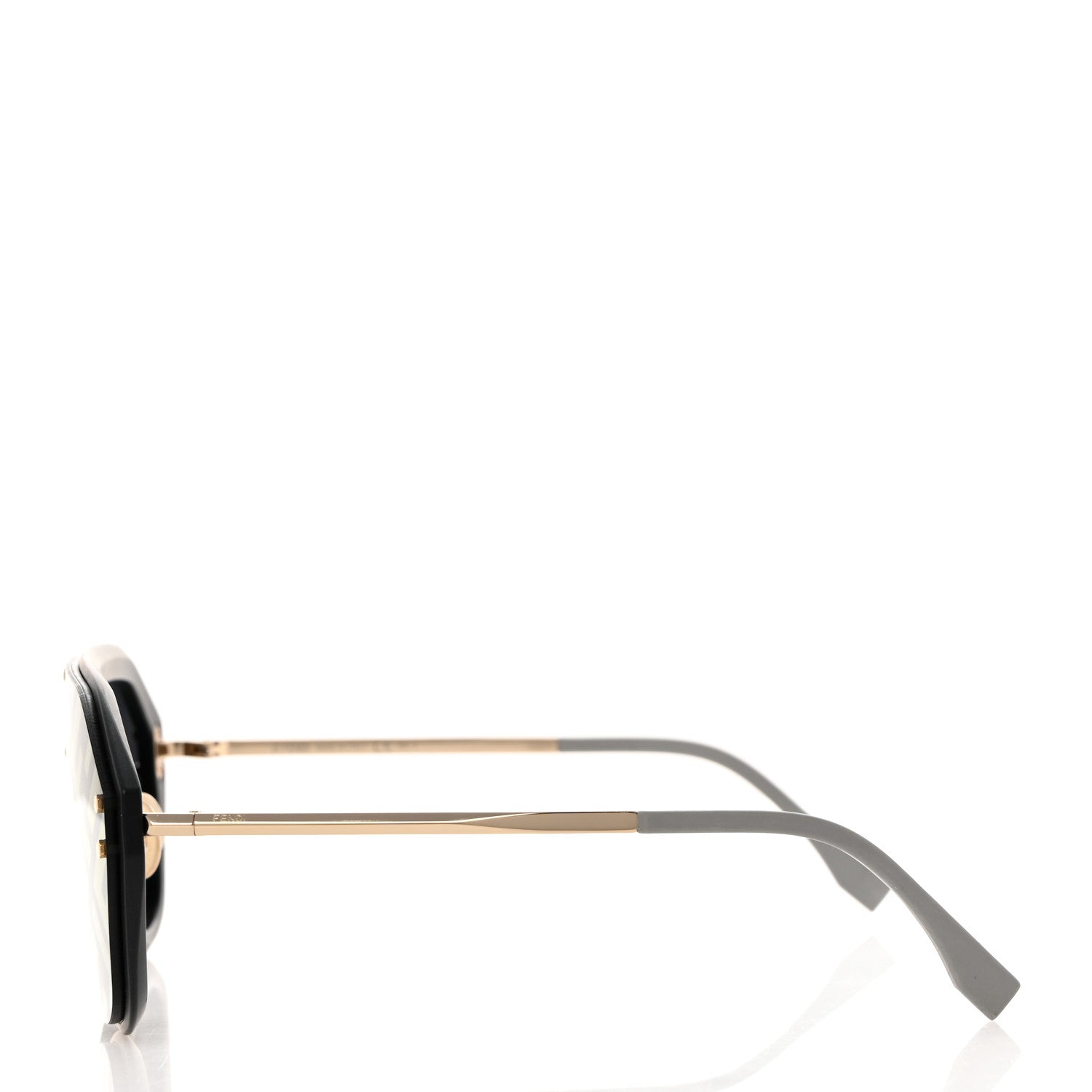 Fendi FF Fabulous Shield Sunglasses FF M0039/G/S Black 3 of 8