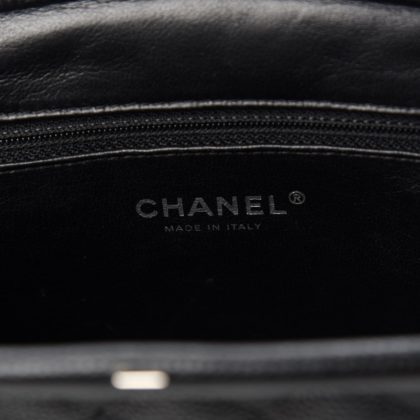 Caviar Quilted Timeless Clutch Black