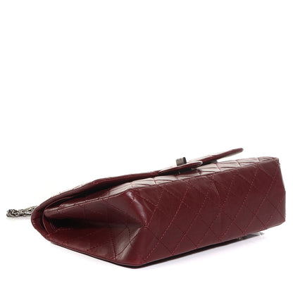 Chanel Aged Calfskin 2.55 Reissue 226 Flap Burgundy 5 of 9