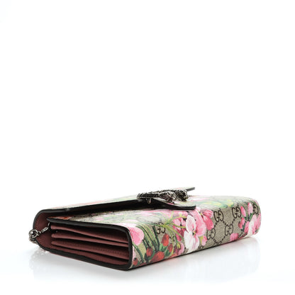 Gucci GG Supreme Monogram Blooms Mini Dionysus Chain Wallet Beige Multicolor Dry Rose 4 of 8