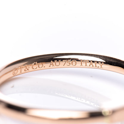 Tiffany 18K Rose Gold T Wire Ring 48 4.5 5 of 5