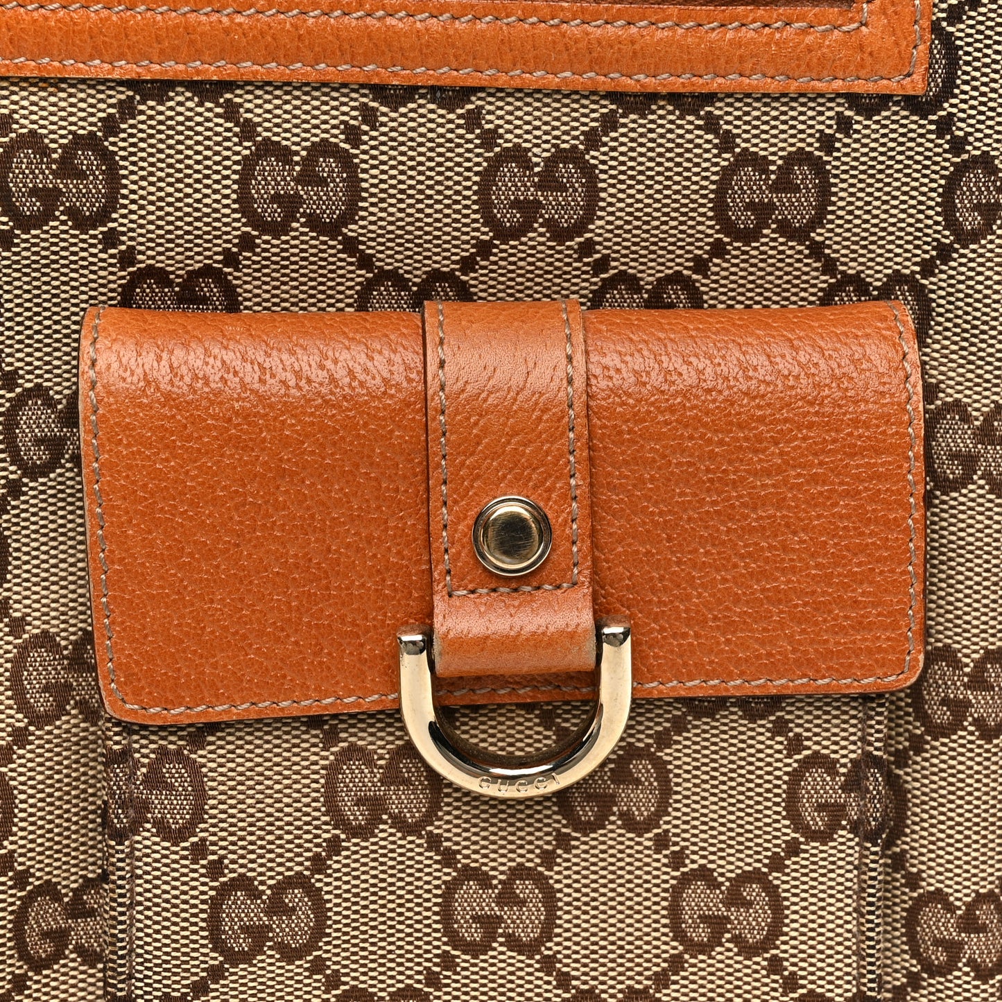 Monogram Abbey D Ring Tote Tan