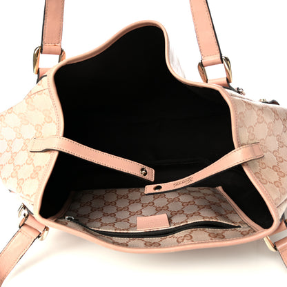 Gucci Crystal Monogram Medium Abbey Shoulder Bag Blush 4 of 4