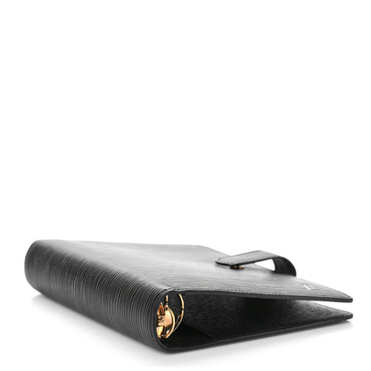 Louis Vuitton Epi Medium Ring Agenda Cover Black 4 of 8