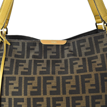 Fendi Zucca Tote Tobacco Yellow 8 of 13