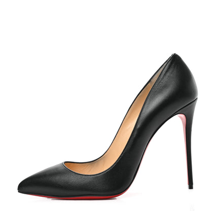 Christian Louboutin Shiny Nappa Pigalle Follies 100 Pumps 41 Black 1 of 8