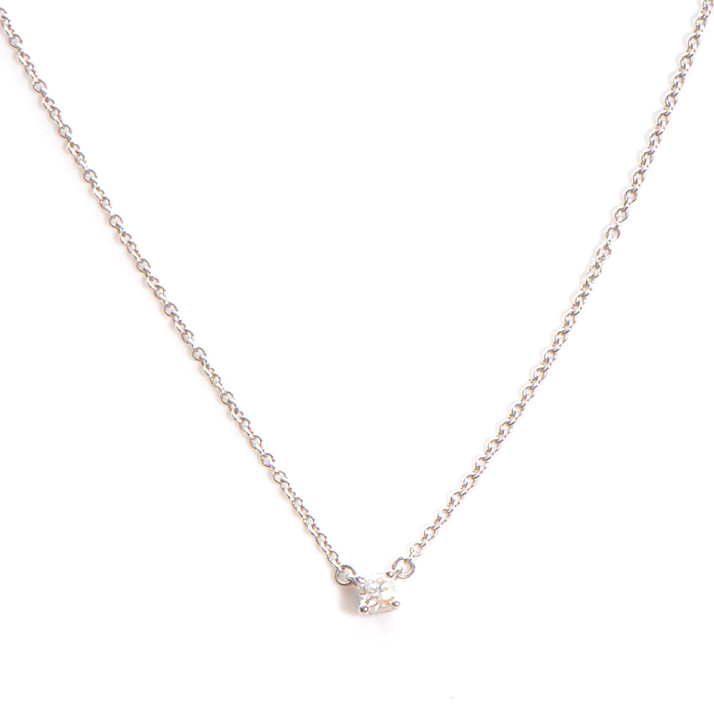Tiffany Platinum Diamond Lucida Pendant Necklace 1 of 1