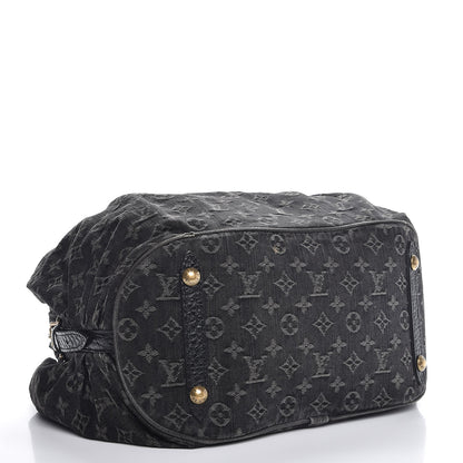 Louis Vuitton Denim Mahina XL Black 4 of 15