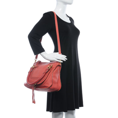 Chloe Calfskin Medium Marcie Satchel Paradise Pink 2 of 8