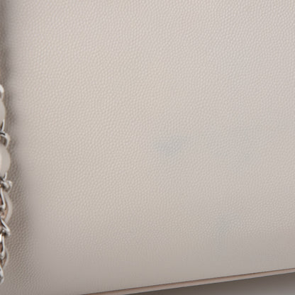 Chanel Caviar Small Studded Deauville Tote Ivory 10 of 11