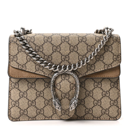 Gucci GG Supreme Monogram Mini Dionysus Shoulder Bag Taupe 1 of 10