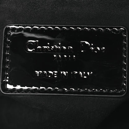 Christian Dior Ultraglossy Patent Cannage Small Lady Dior Black 6 of 13