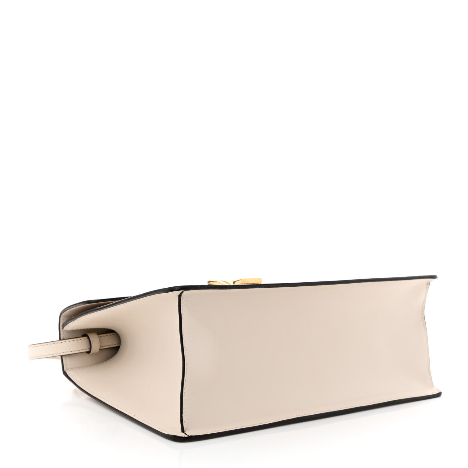 Gucci Calfskin Web Medium Sylvie Top Handle Bag White 4 of 16