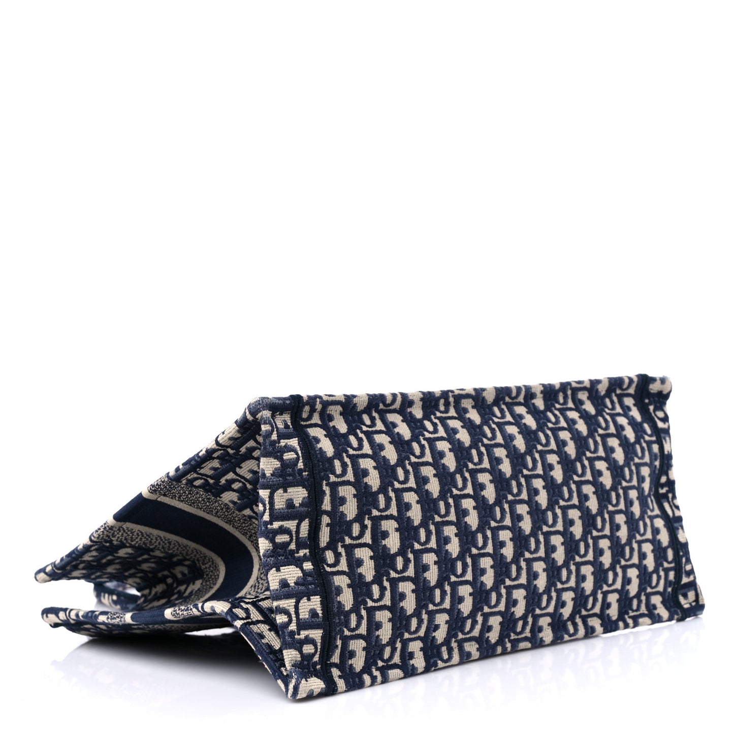 Oblique Medium Book Tote Blue Multicolor