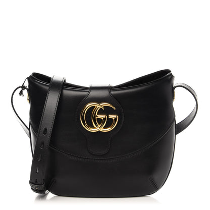 Gucci Calfskin Medium Arli Shoulder Bag Black 1 of 11