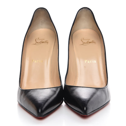 Christian Louboutin Shiny Nappa Pigalle Follies 100 Pumps 37 Black 2 of 17