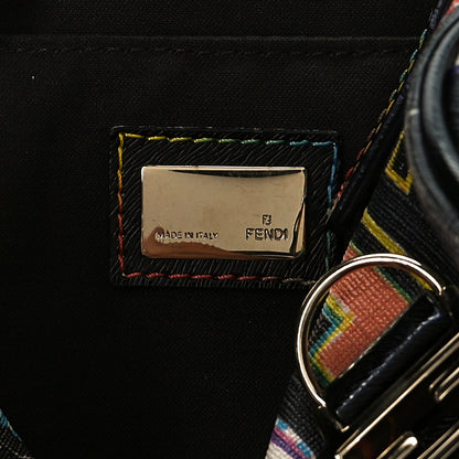 Fendi Zucca Spalmati Vitello FF Multicolor Forever Boston Multicolor Black 5 of 8