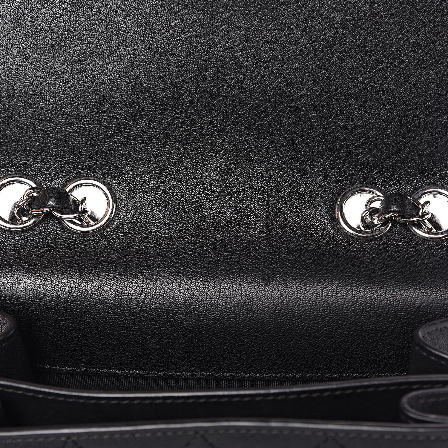 Chanel Grained Calfskin Quilted Small CC Box Flap Black 14 of 14