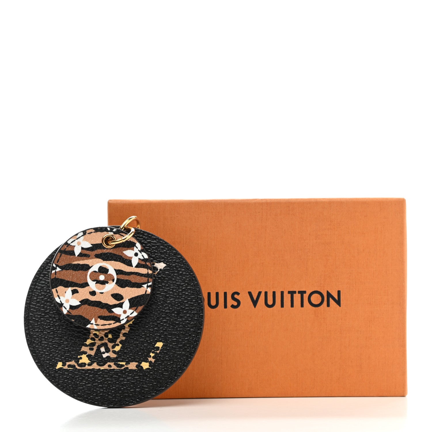Louis Vuitton Monogram Giant Jungle Bag Charm Key Holder Black 4 of 4