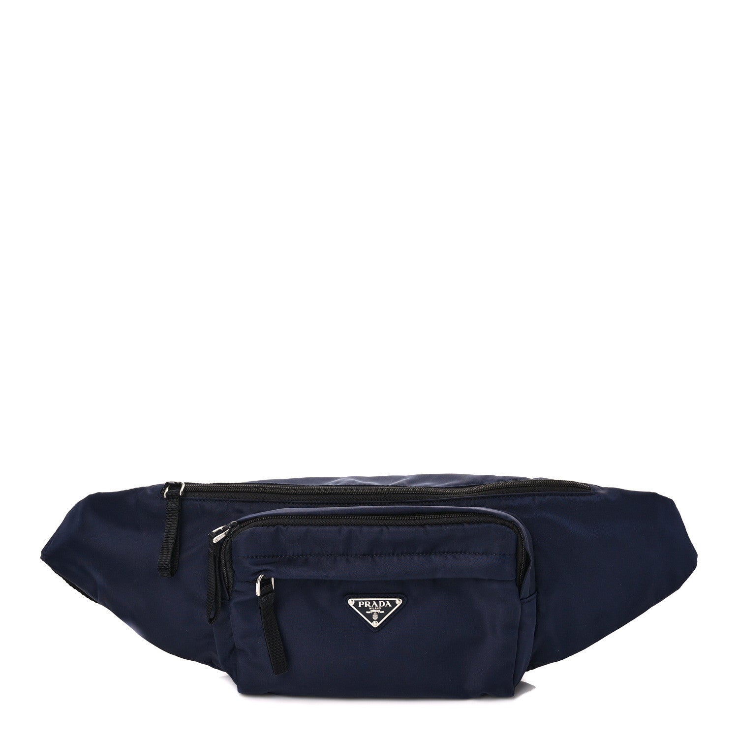 Prada Tessuto Nylon Montagna Belt Bag Blue 1 of 8