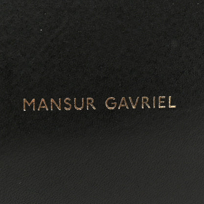 Mansur Gavriel Calfskin Bucket Bag Black Flamma 6 of 15