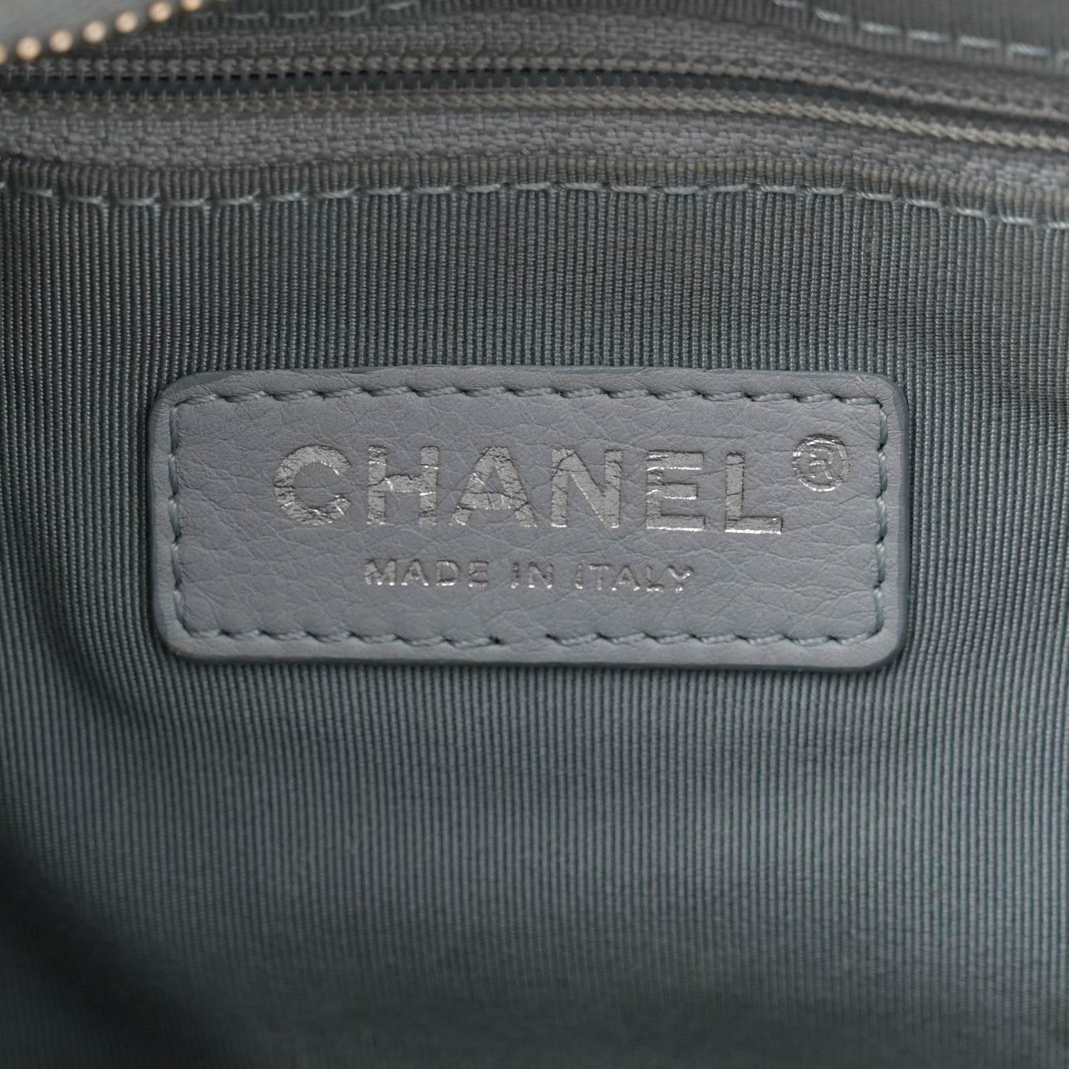 Chanel Aged Calfskin Quilted Medium Gabrielle Hobo Light Blue 6 of 13