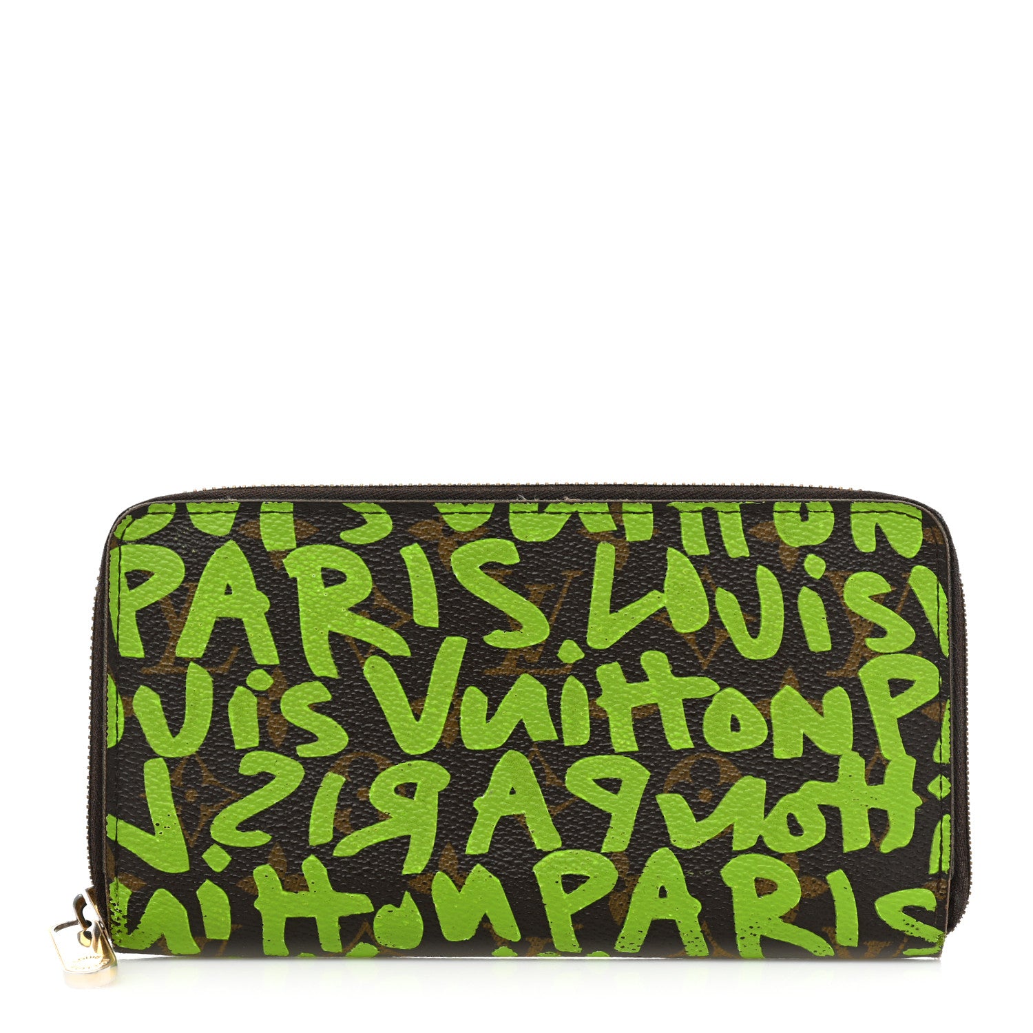 Louis Vuitton Monogram Graffiti Zippy Wallet Green 1 of 21
