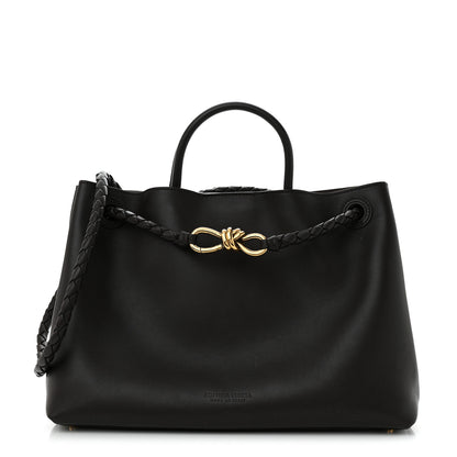 Bottega Veneta Silky Calfskin Medium Andiamo Shoulder Bag Fondant 1 of 9