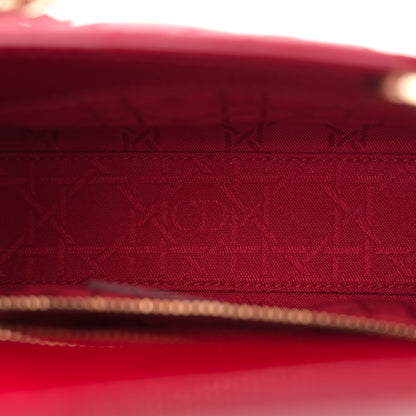 Christian Dior Patent Cannage Mini Lady Dior Red 5 of 11
