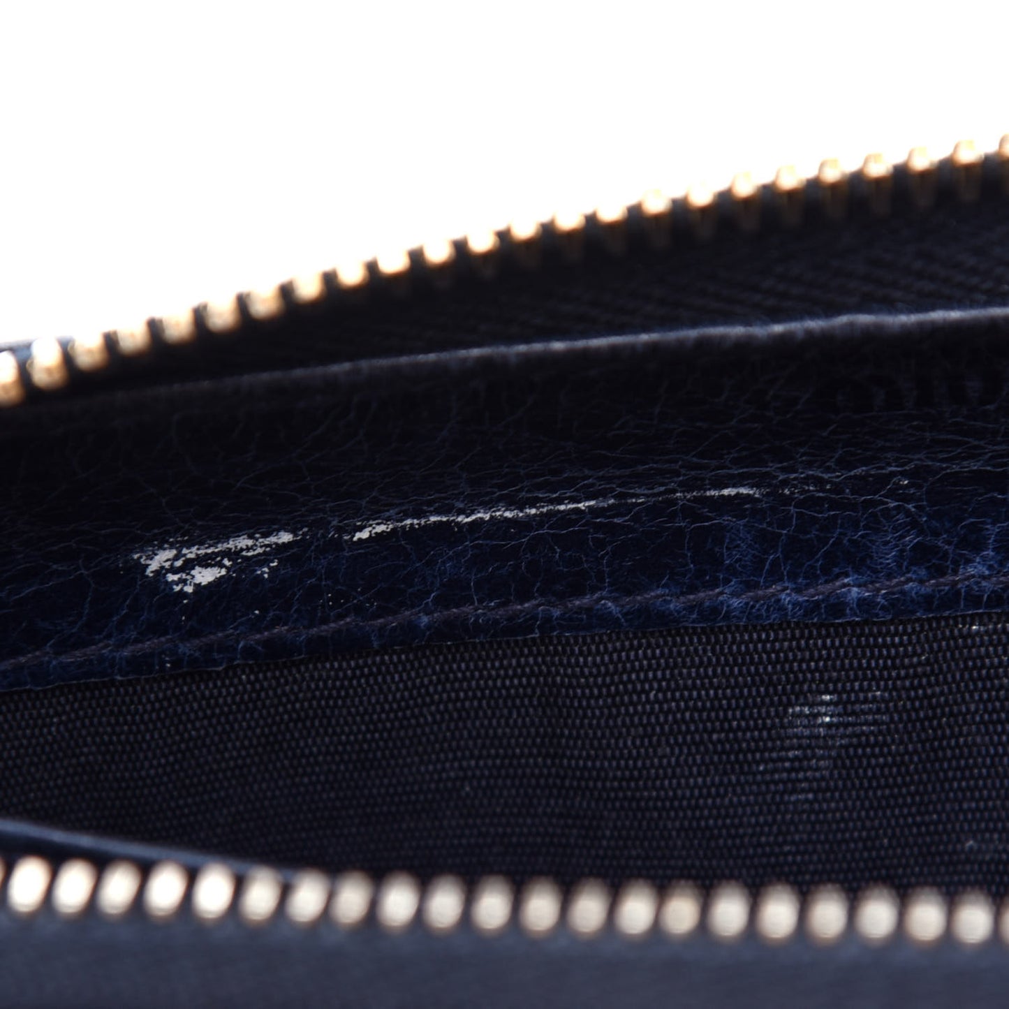 Nappa Matelasse Lux Zip Around Wallet Bluette