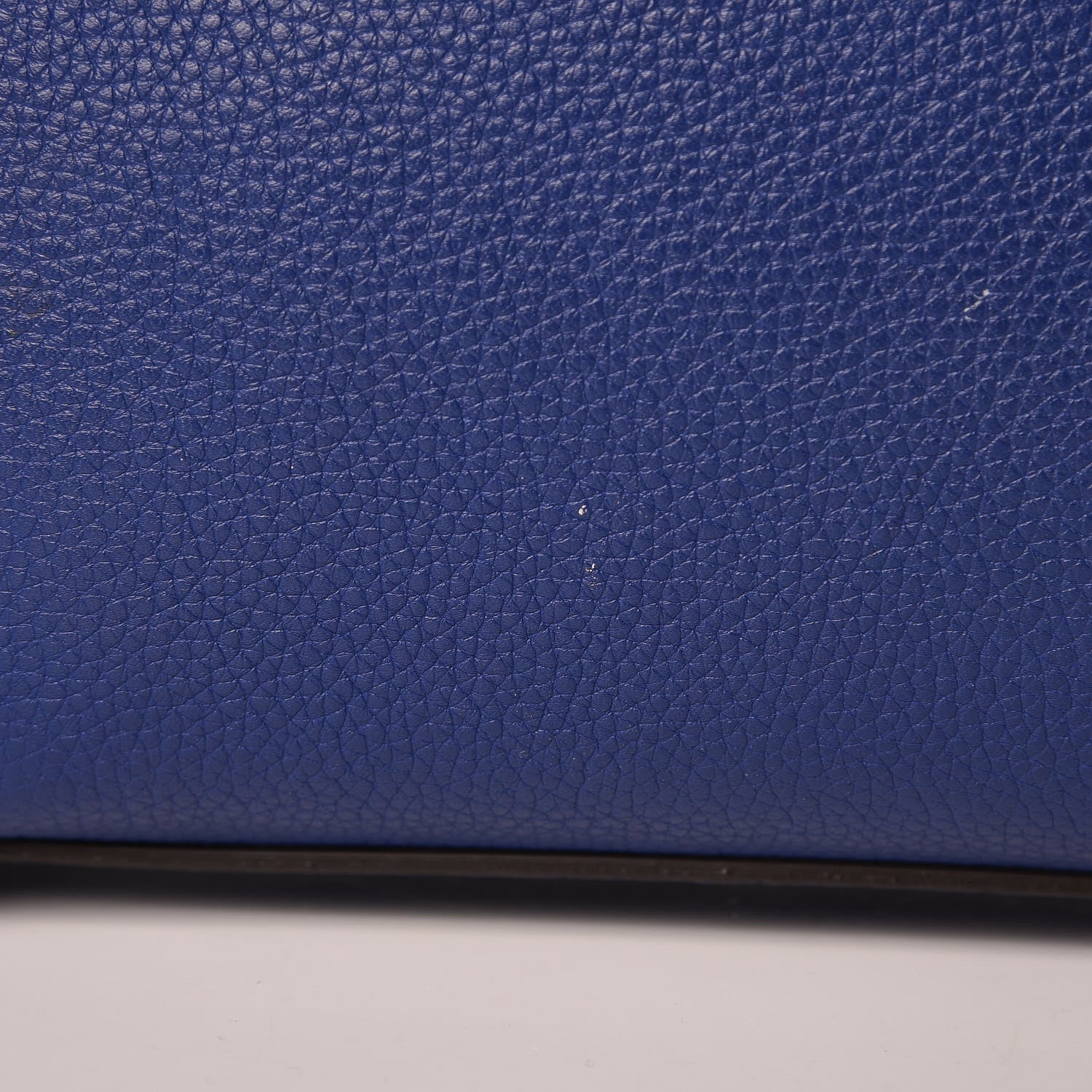 Celine Drummed Calfskin Micro Luggage Indigo 10 of 15