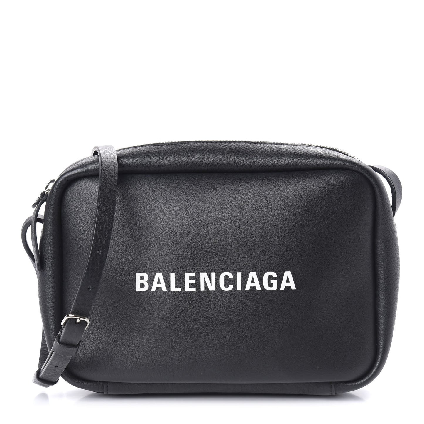 Calfskin Logo S Everyday Camera Bag Black