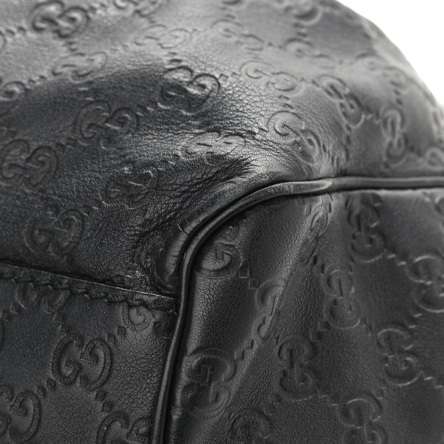 Gucci Guccissima Medium Sukey Tote Black 10 of 16