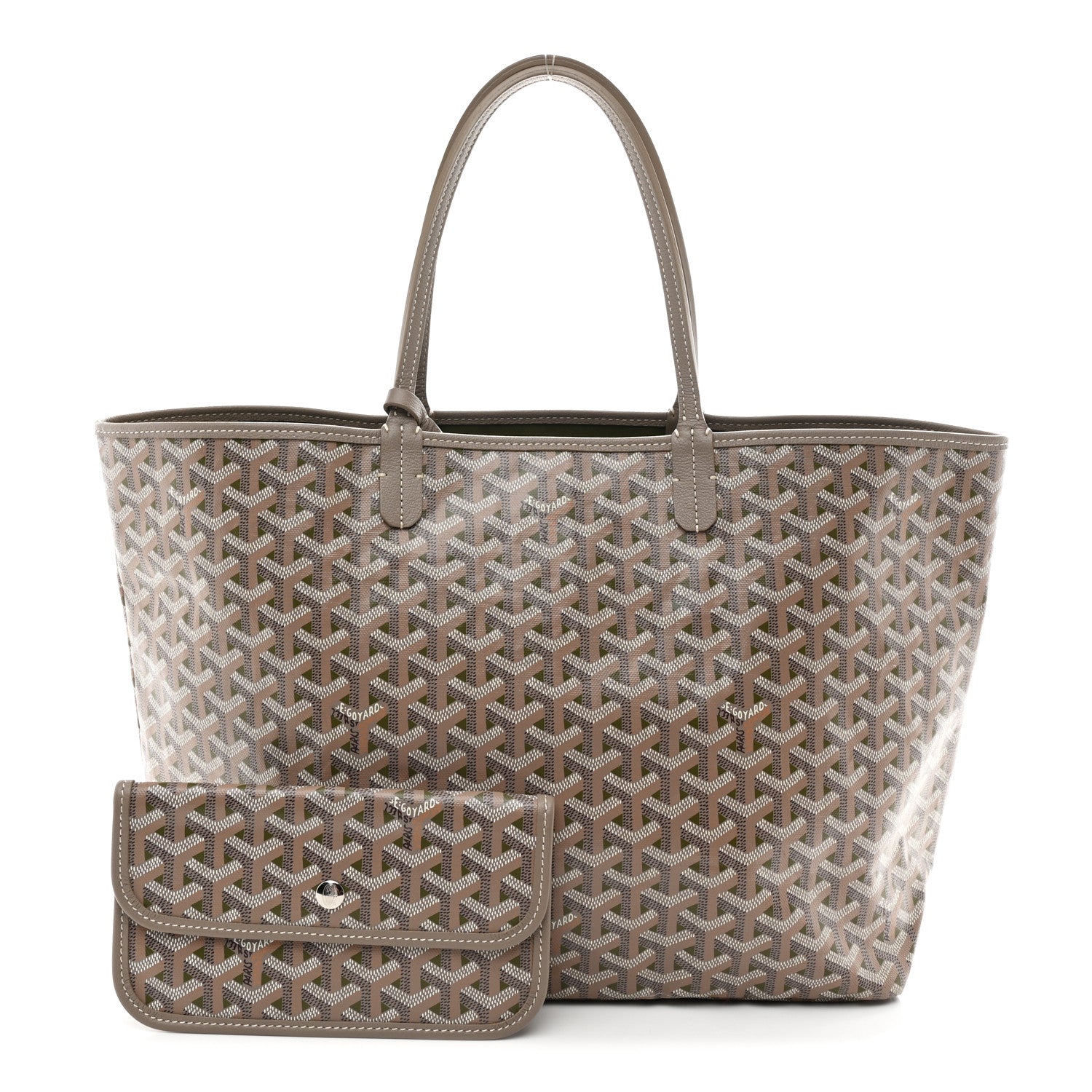 Goyard Goyardine Saint Louis Claire Voie PM Grege Khaki 3 of 11